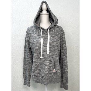 REFLEX Womens XL Gray Heather L/S HOODIE Sweatshirt Pocket Life Is Out There EUC